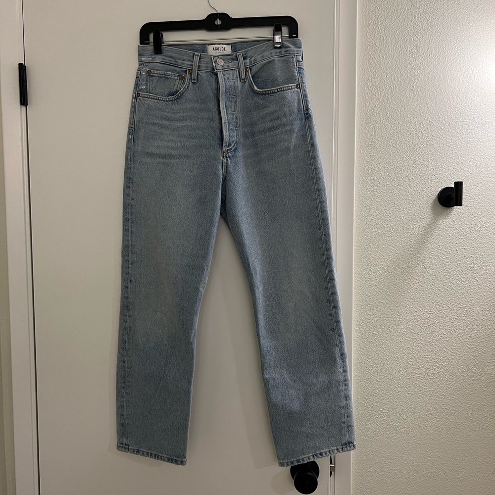 Agolde 90s crop mid rise jeans, size 25